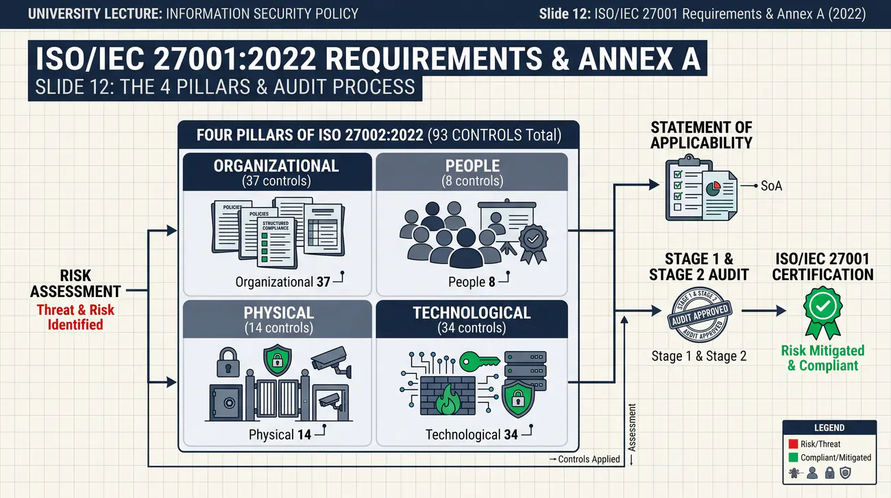 Wymagania normy ISO/IEC 27001 oraz Załącznik A (wersja 2022)